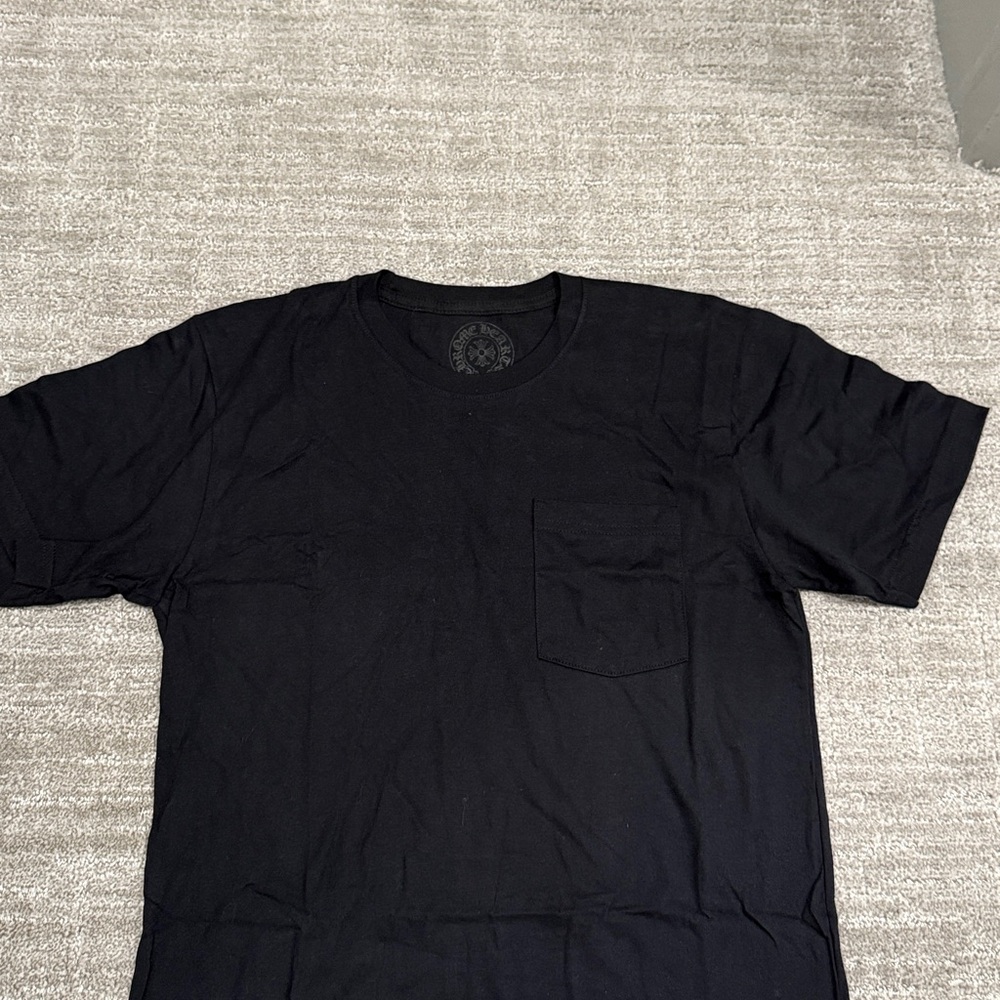 New Chrome Hearts Black Short Sleeve pocket Tee shirt medium - Picture 3 of 4